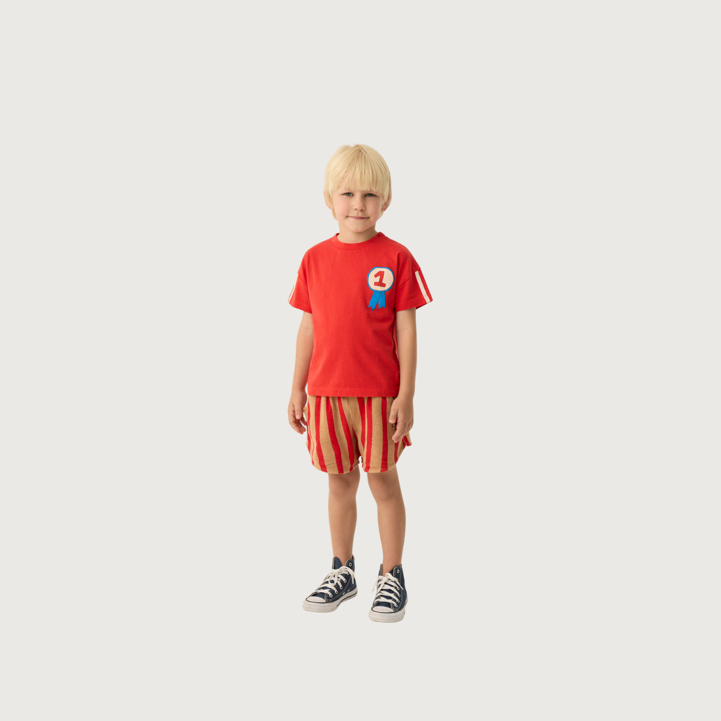 The Campamento Red STRIPES Shorts camel / 3Y