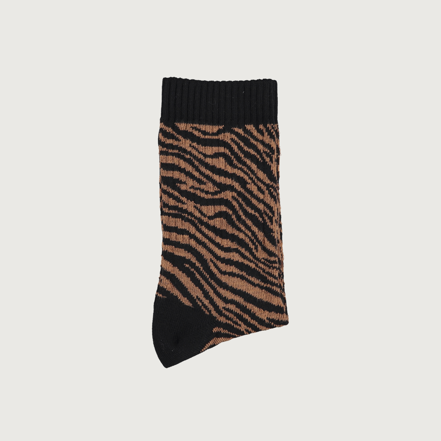 Piupiuchick Socks camel with zebra print