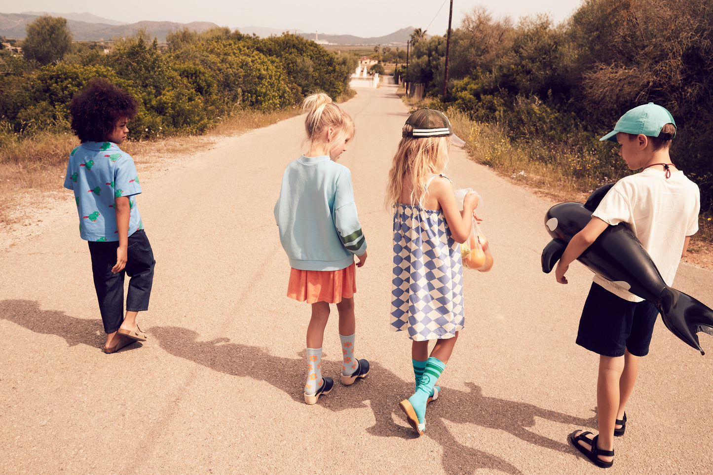 Wynken Diamond Sundress Deep Sea Blue / 10Y