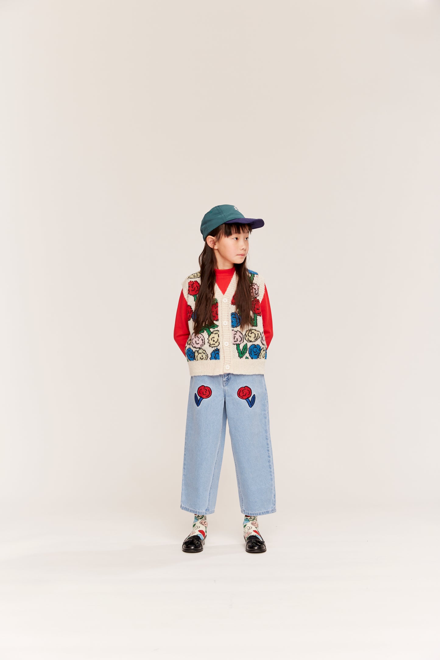 Wynken DAHLIA Jean mid wash denim