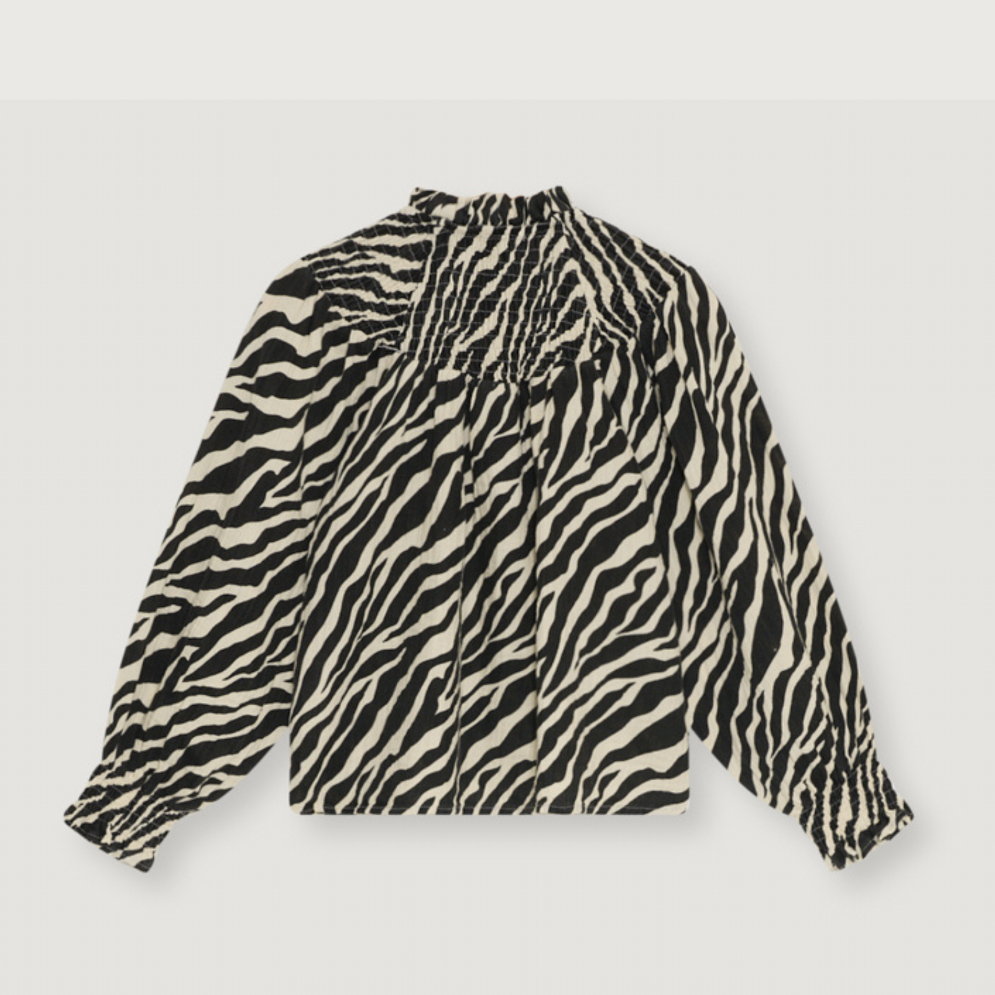 The New Society Zephyr blouse zebra print