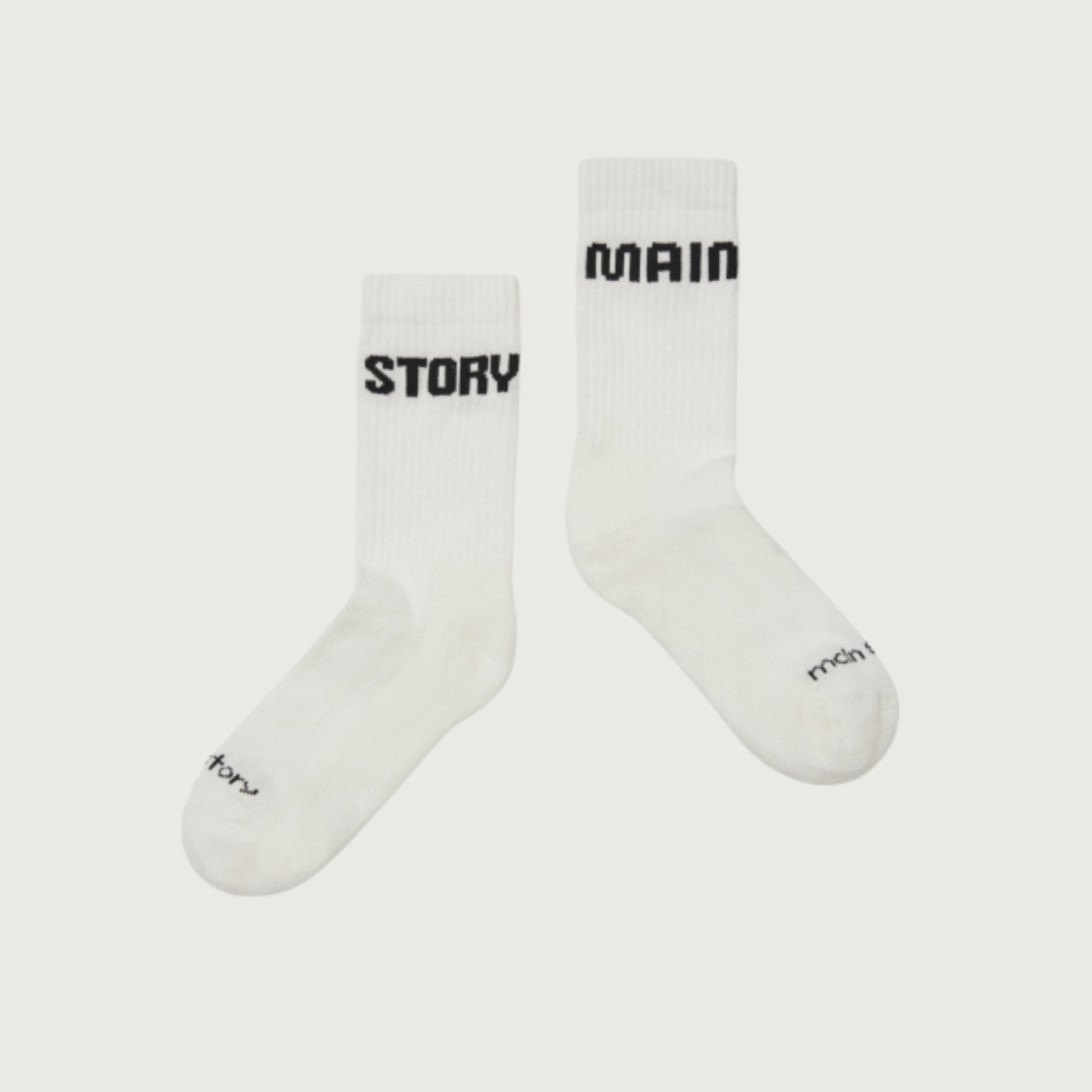 Main Story Sock milk knit