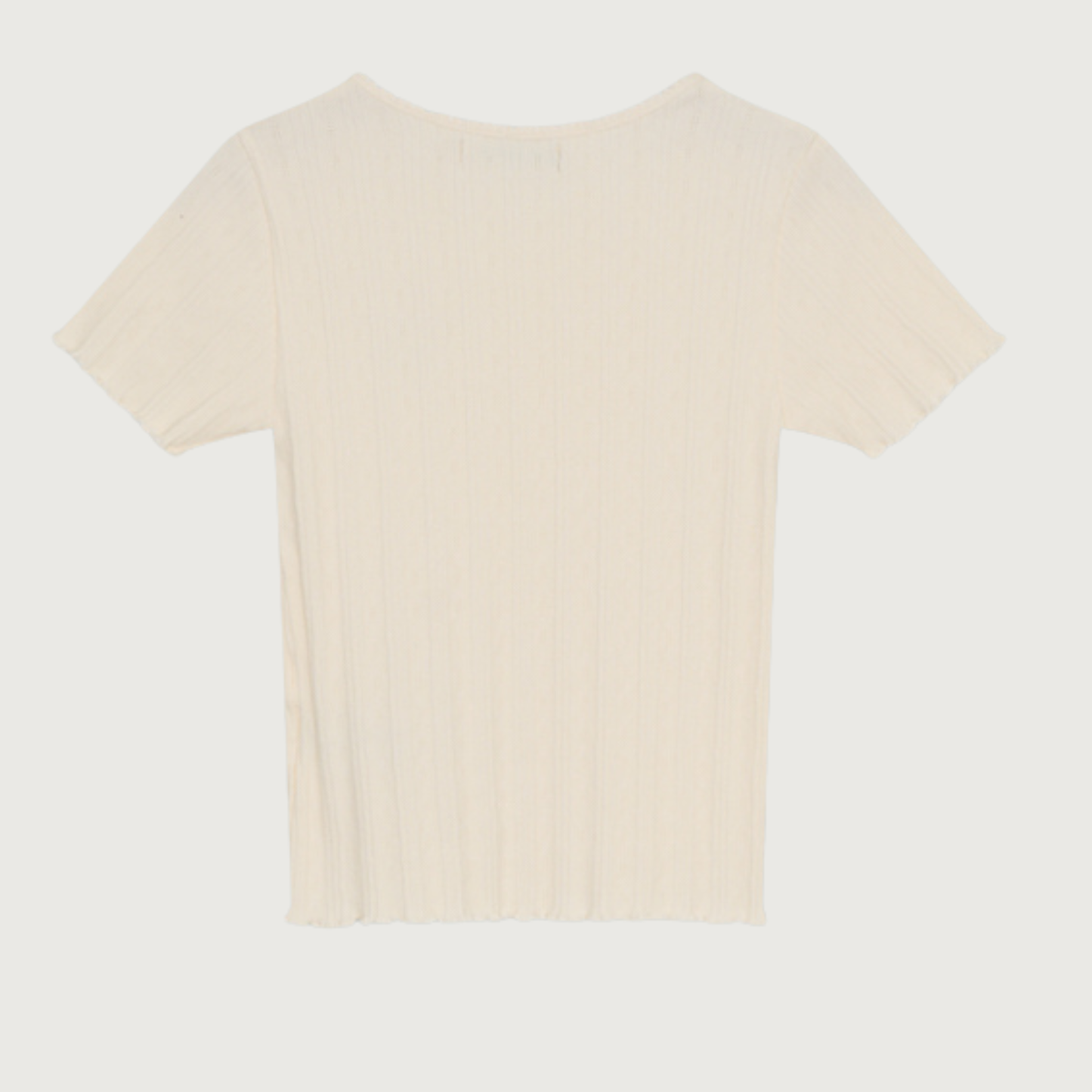 The New Society ROMERO Tee ecru