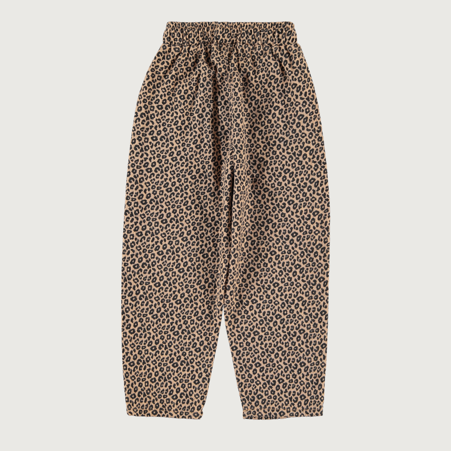 Piupiuchick Unisex trousers brown with animal print