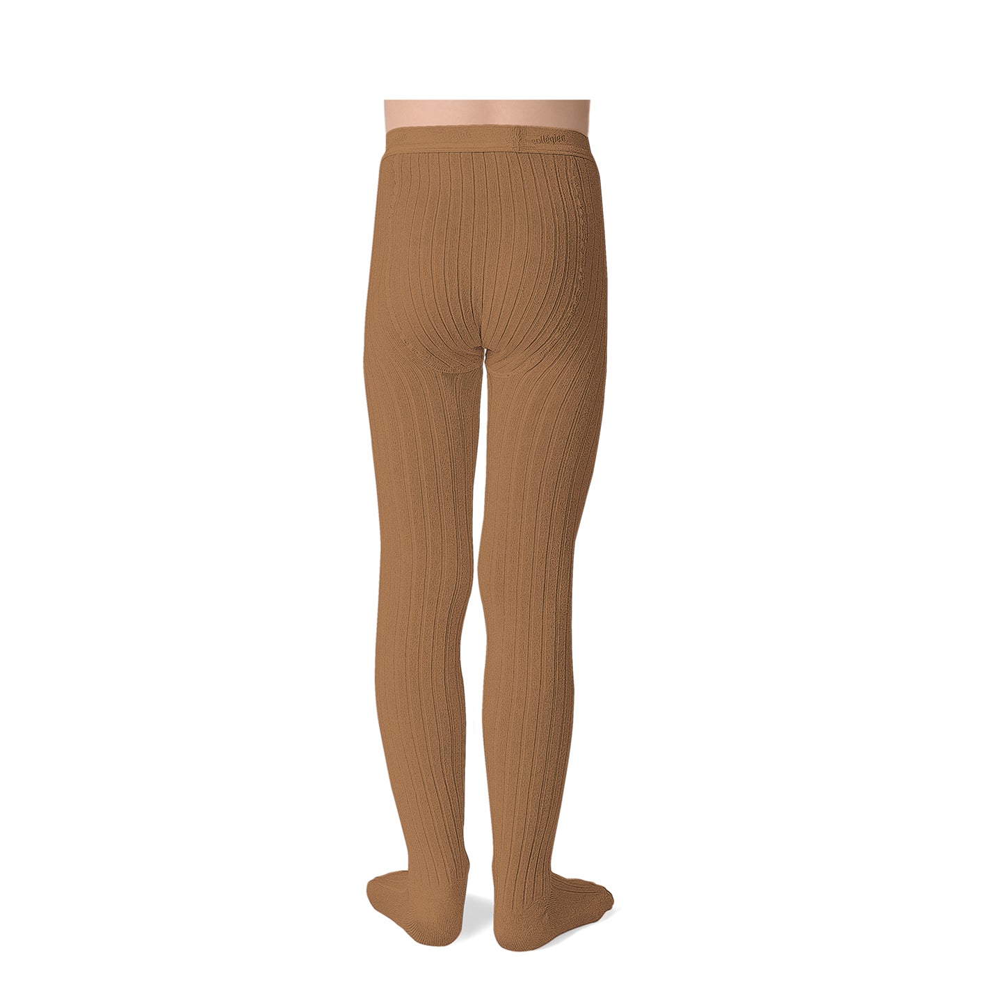 Collégien Louise ribbed tights CARAMEL AU BEURRE SALE