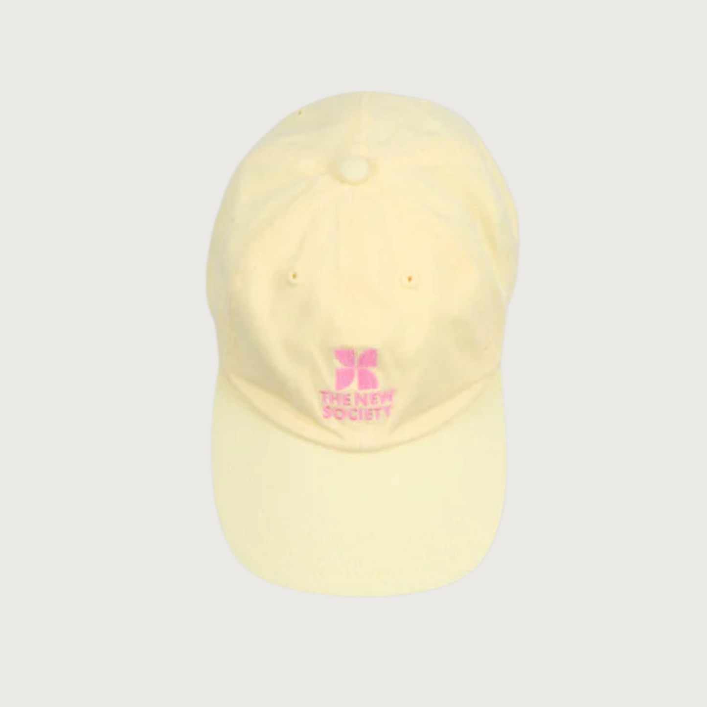 The New Society TNS LOGO Cap soft lemon