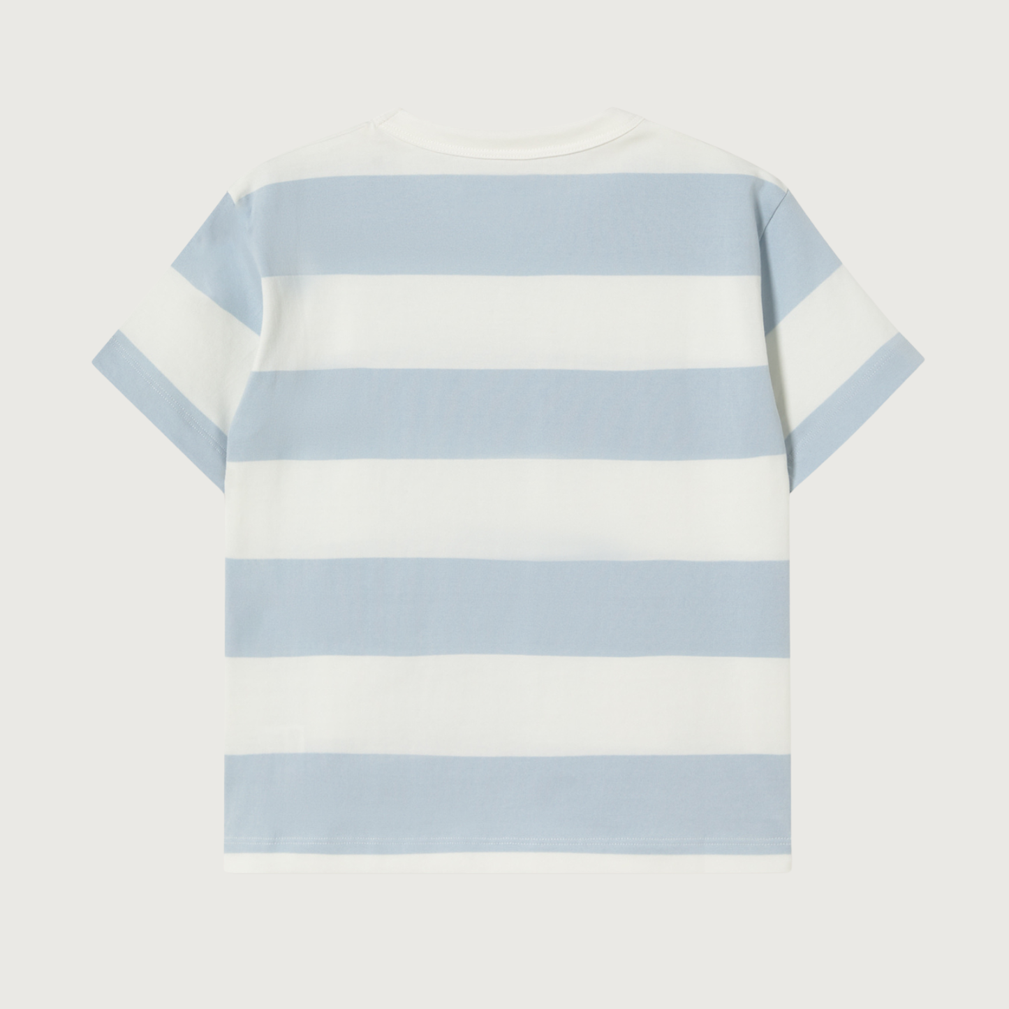 Tinycottons STRIPES knit tee washed blue