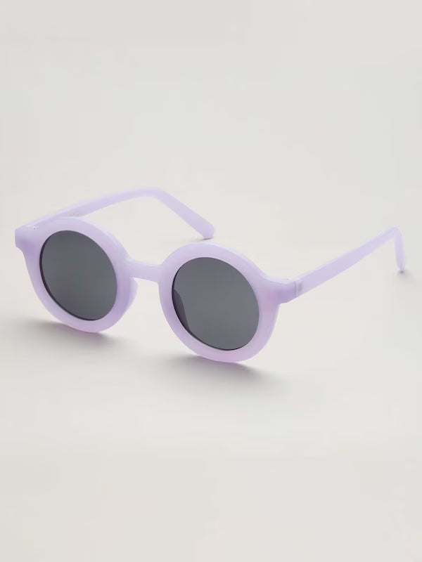 Signature round Kid sunnies PURPLE