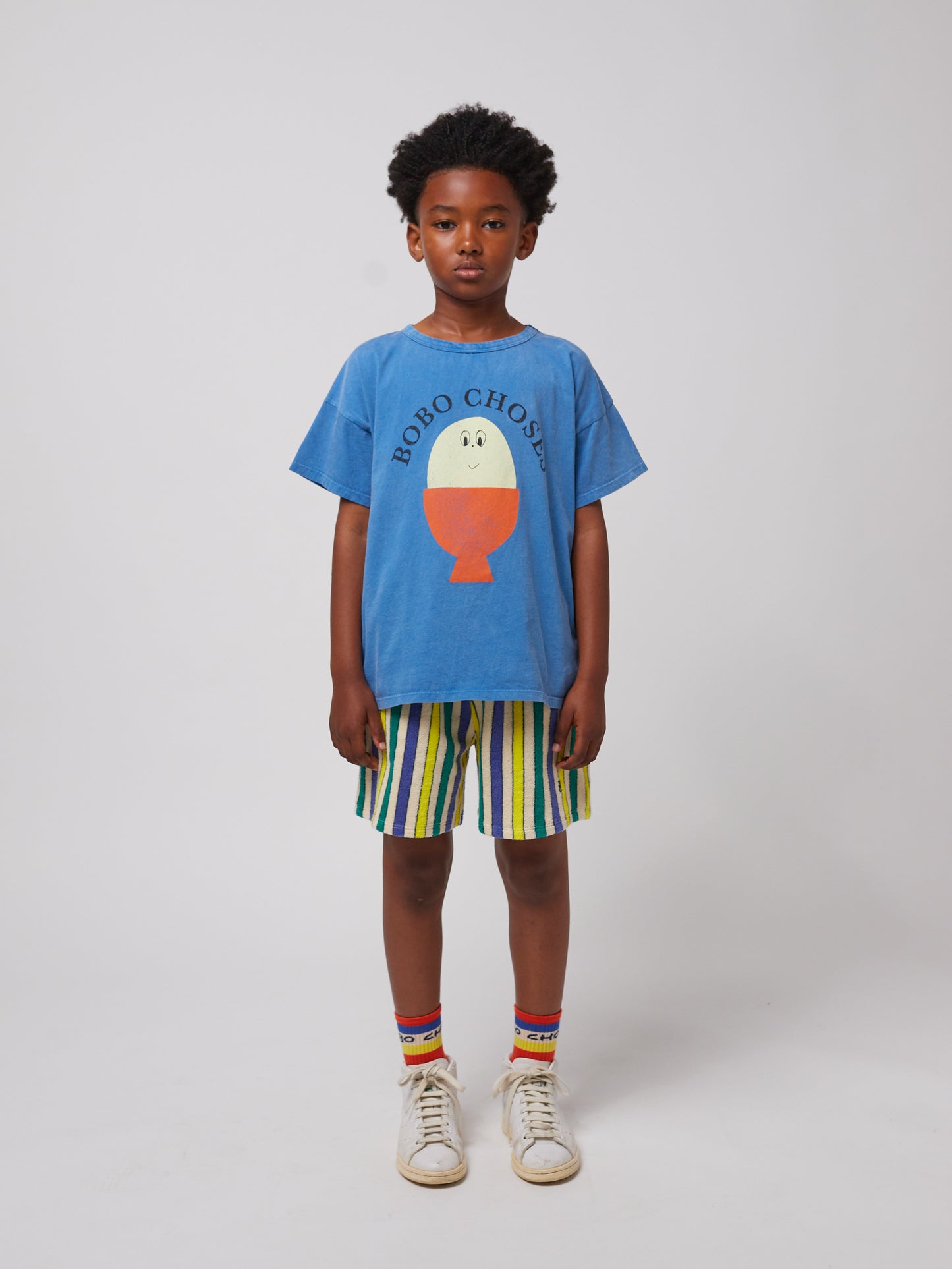 Bobo Choses MORNING EGG T-shirt light blue