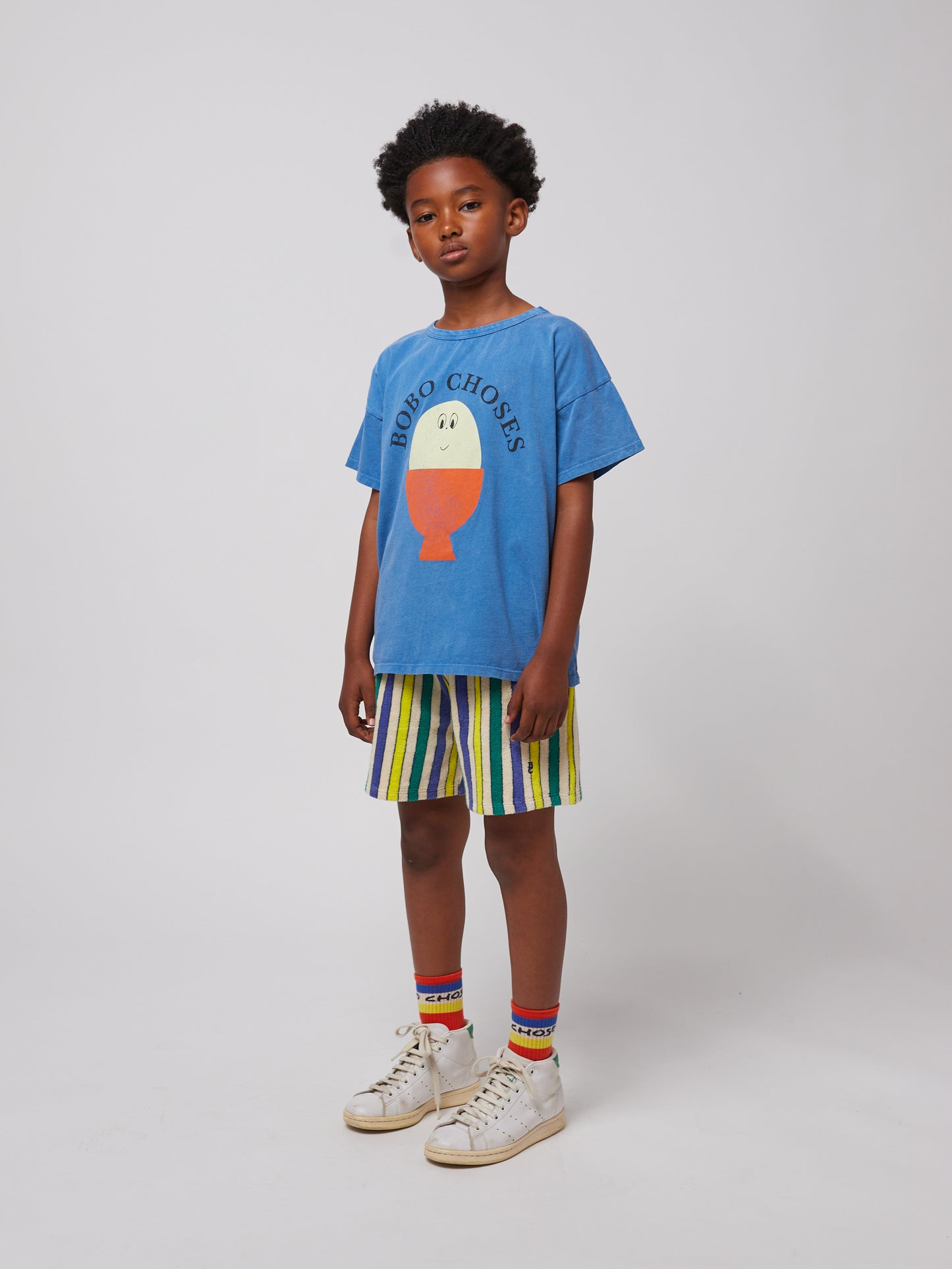 Bobo Choses MORNING EGG T-shirt light blue