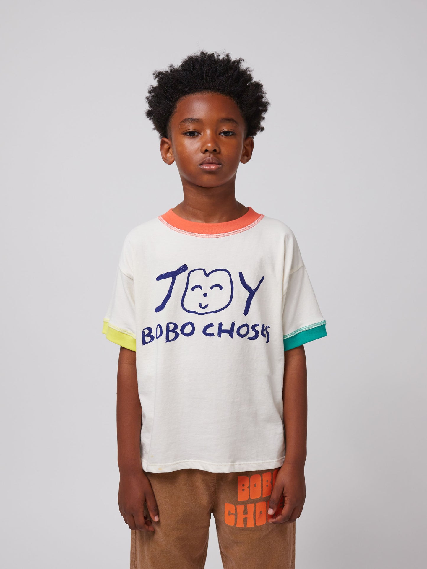 Bobo Choses SMILING T-shirt offwhite