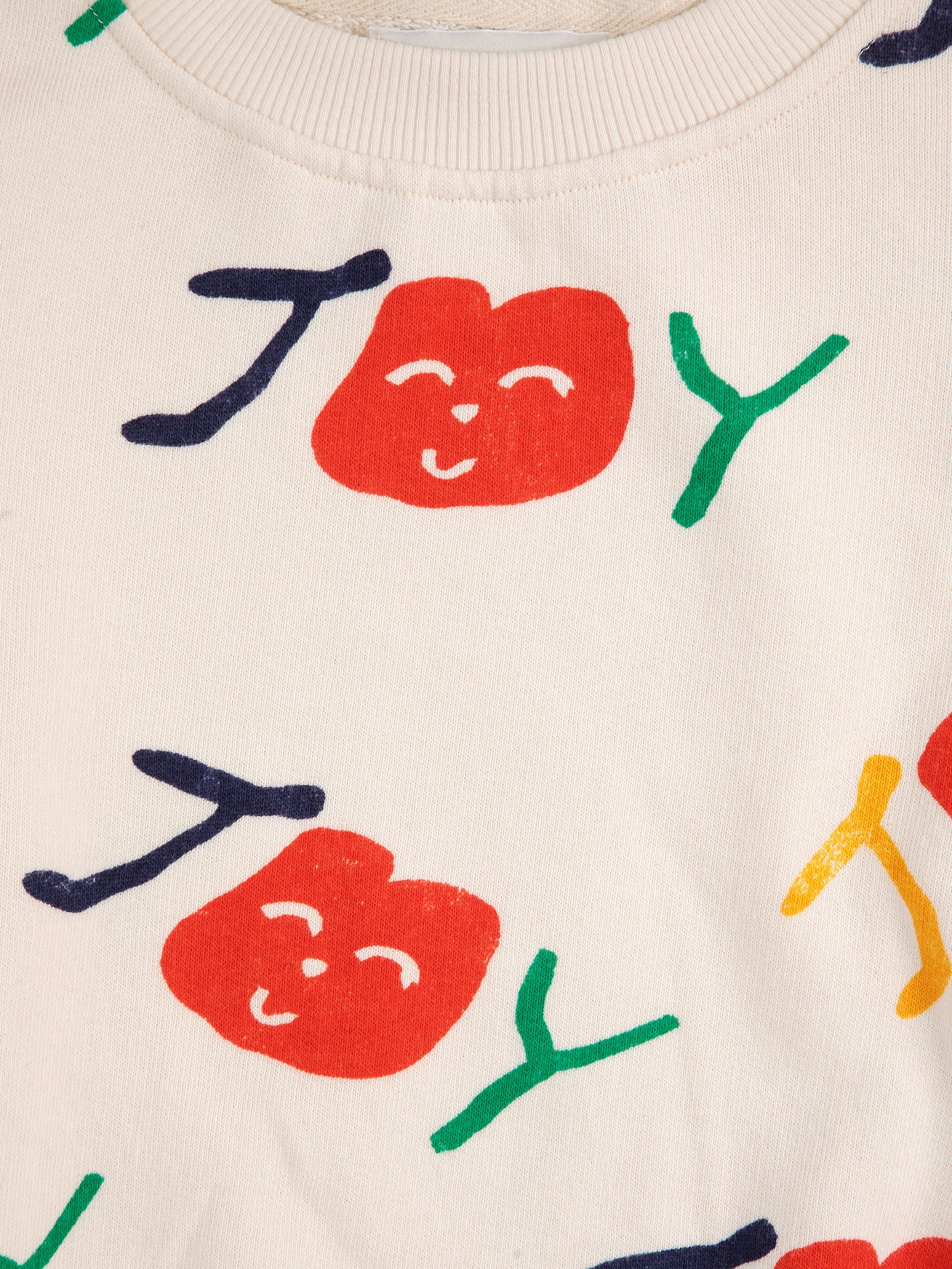 Bobo Choses SMILING ALLOVER sweatshirt offwhite