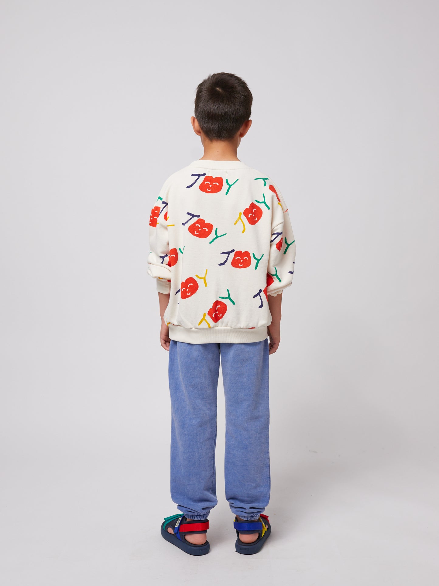 Bobo Choses SMILING ALLOVER sweatshirt offwhite