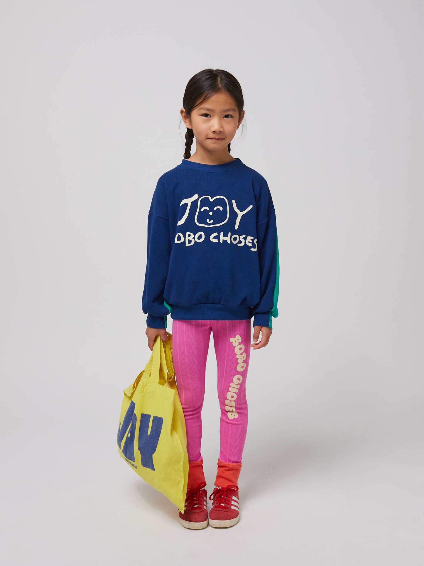 Bobo Choses SMILING sweatshirt navy blue