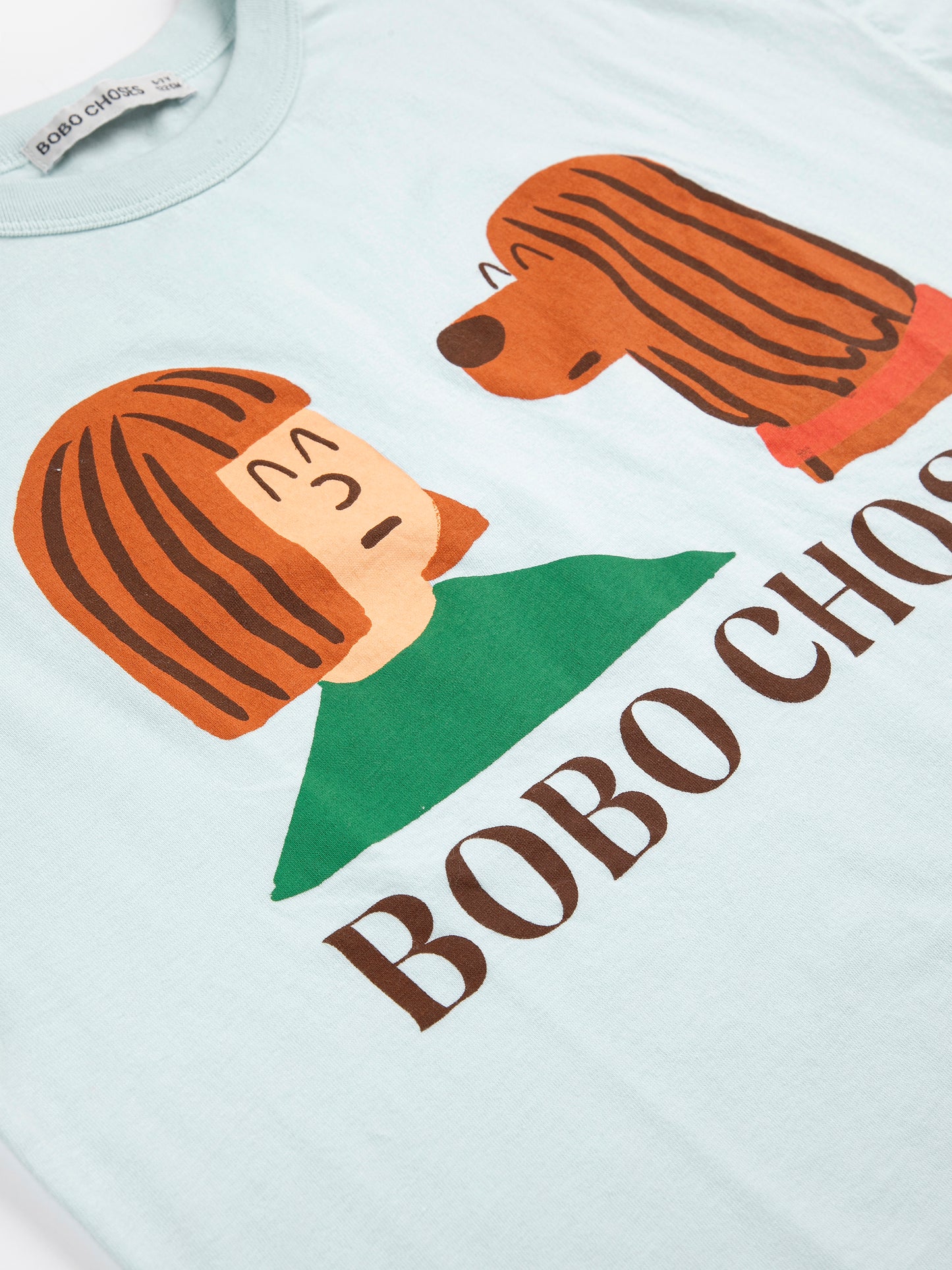 Bobo Choses FRIENDS in a pickle T-shirt light blue