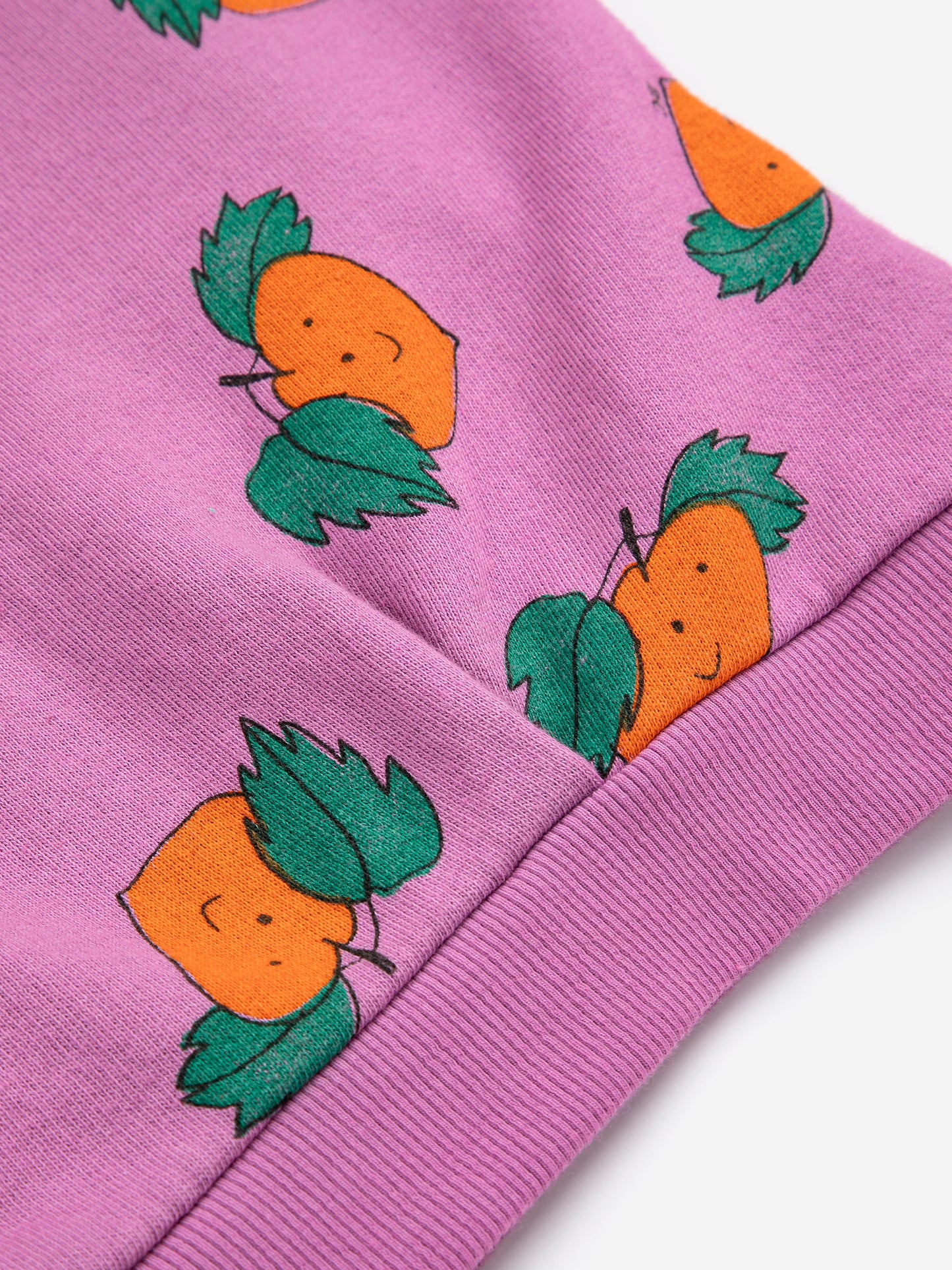 Bobo Choses TANGERINE all over cropped sweatshirt purple
