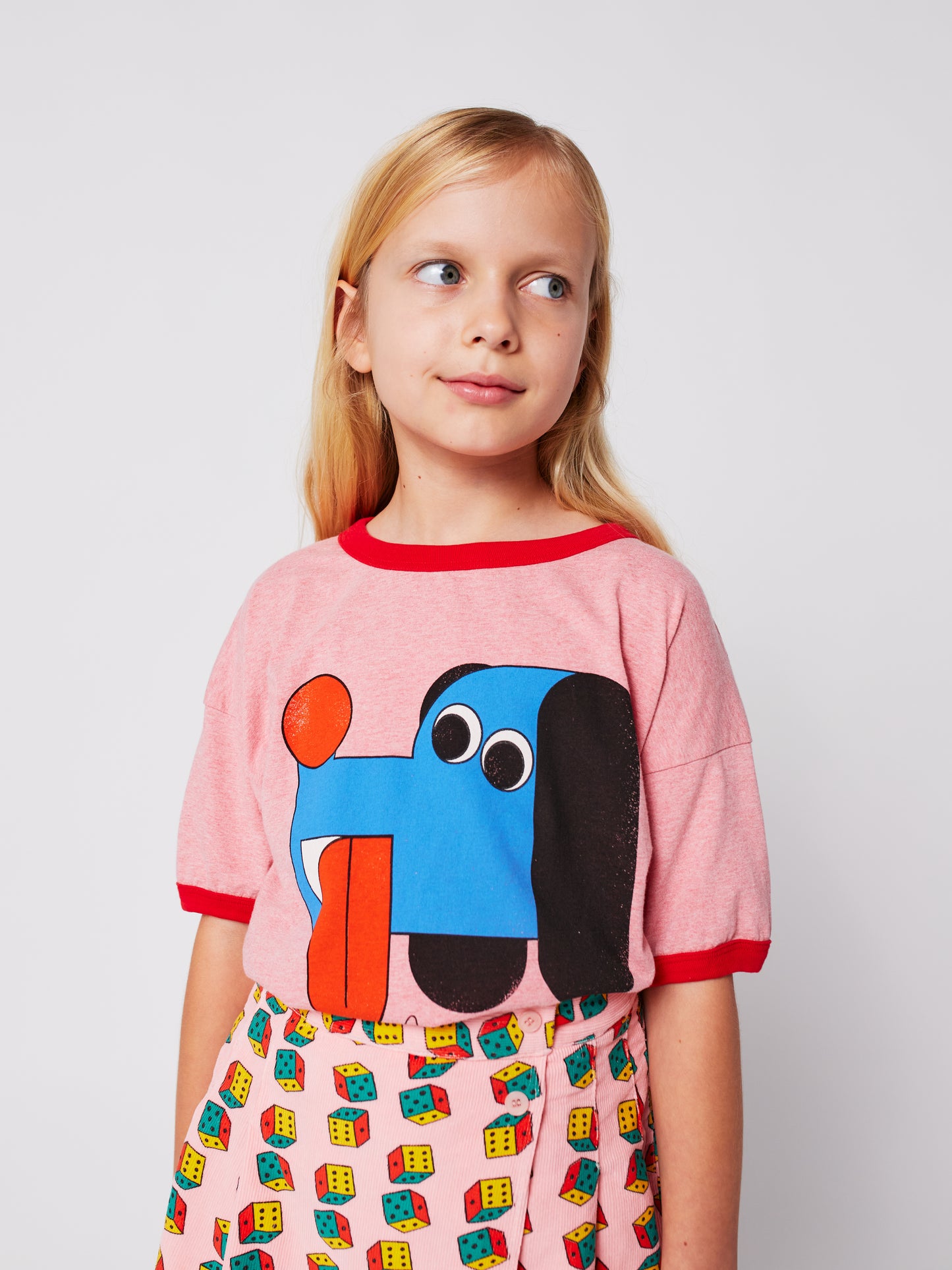Bobo Choses DOGGY MATE T-shirt red