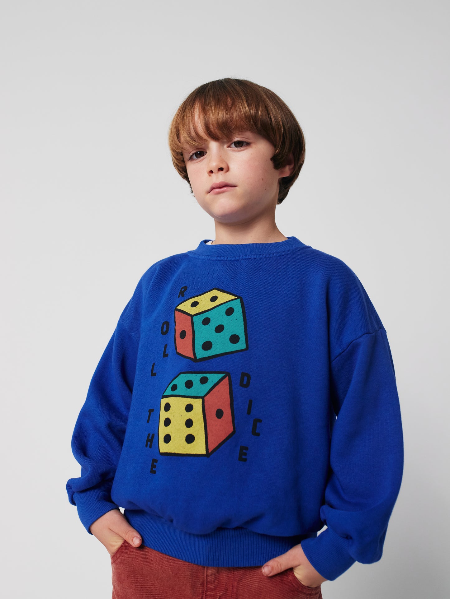 Bobo Choses ROLL THE DICE sweatshirt blue