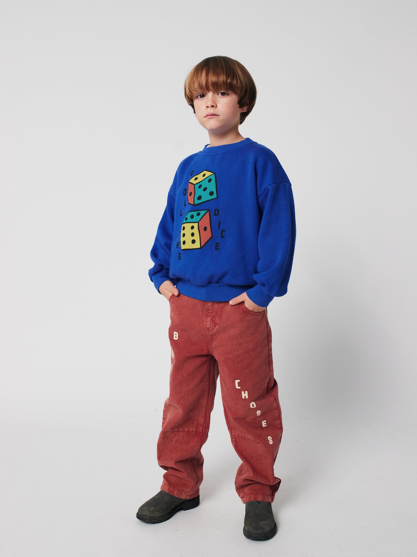 Bobo Choses ROLL THE DICE sweatshirt blue