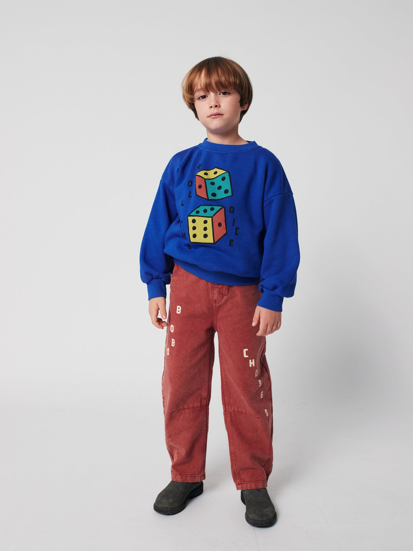 Bobo Choses ROLL THE DICE sweatshirt blue