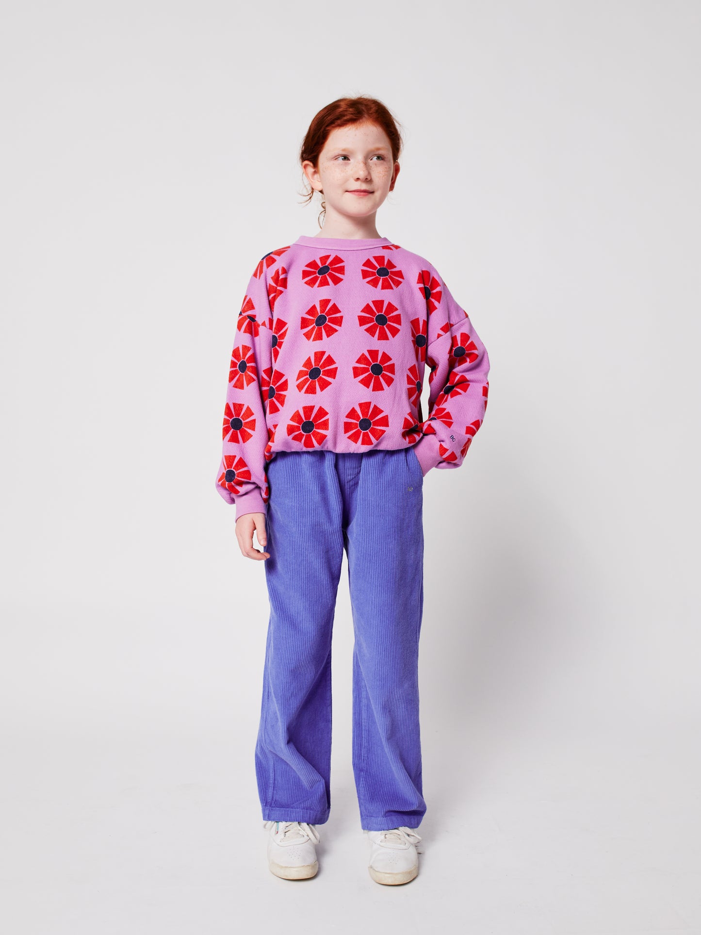 Bobo Choses KALEIDOSCOPE all over sweatshirt purple