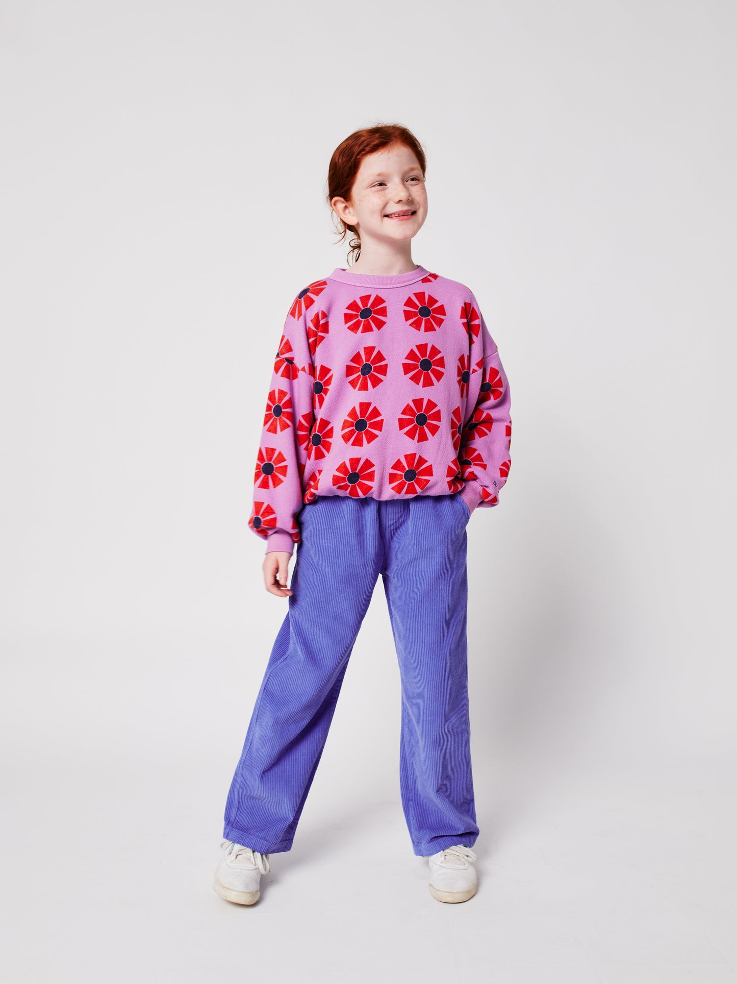 Bobo Choses KALEIDOSCOPE all over sweatshirt purple