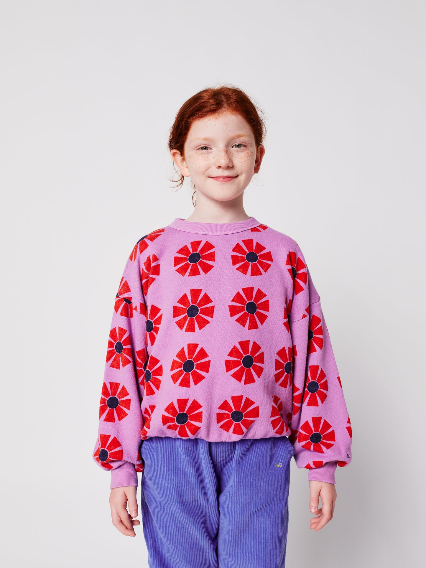 Bobo Choses KALEIDOSCOPE all over sweatshirt purple