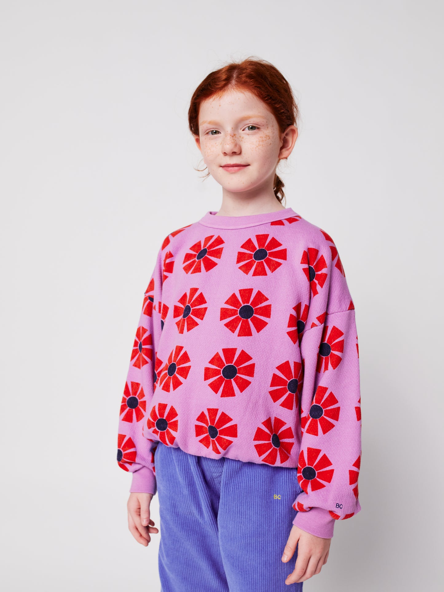 Bobo Choses KALEIDOSCOPE all over sweatshirt purple