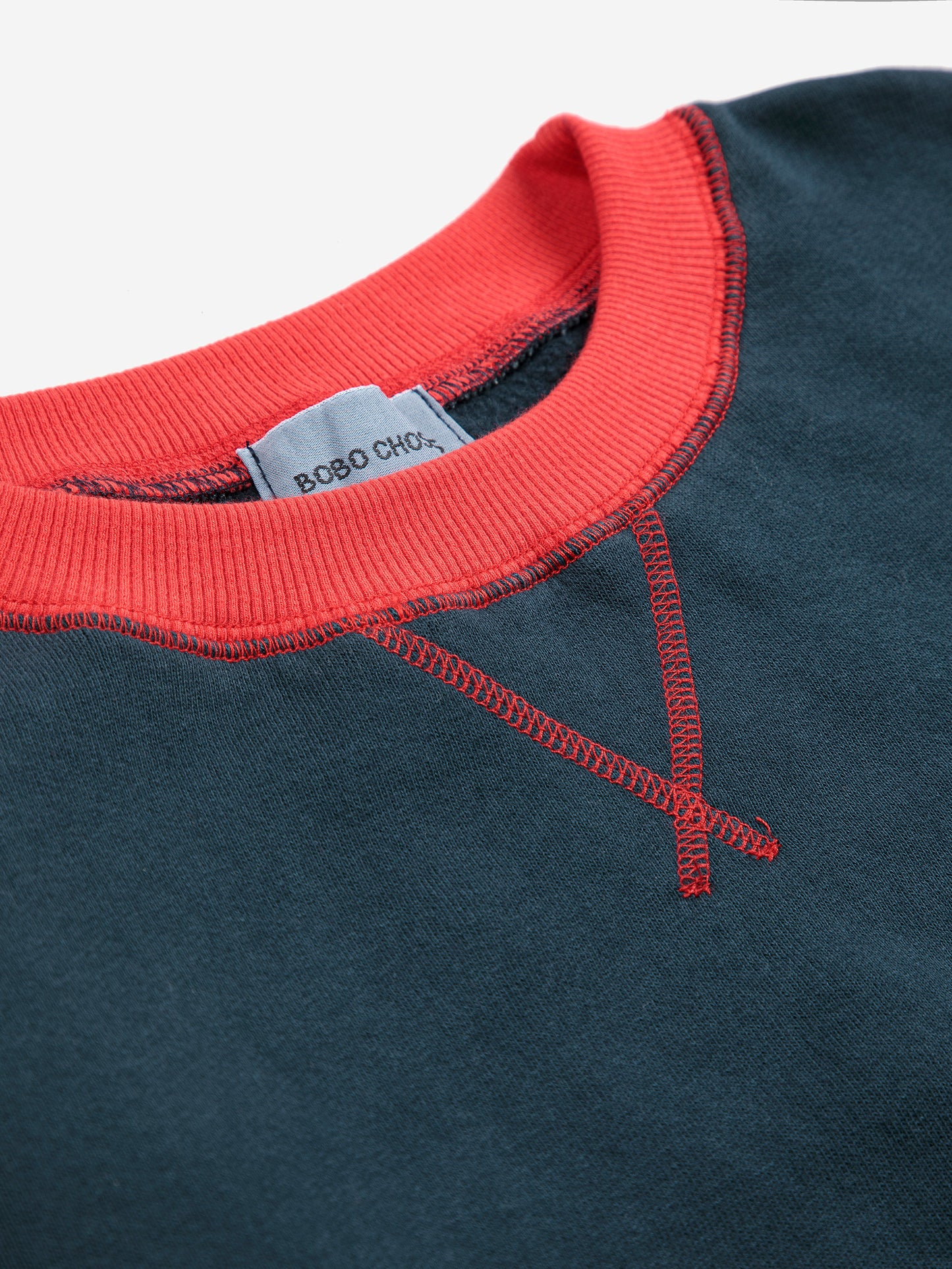 Bobo Choses COLOR BLOCK sweatshirt midnight blue