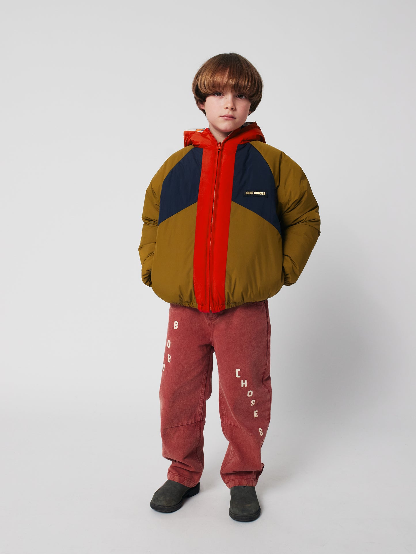 Bobo Choses reversible anorak DOGGY MATE allover