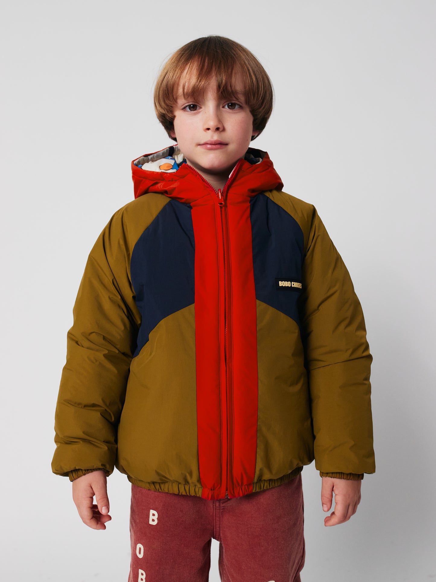 Bobo Choses reversible anorak DOGGY MATE allover