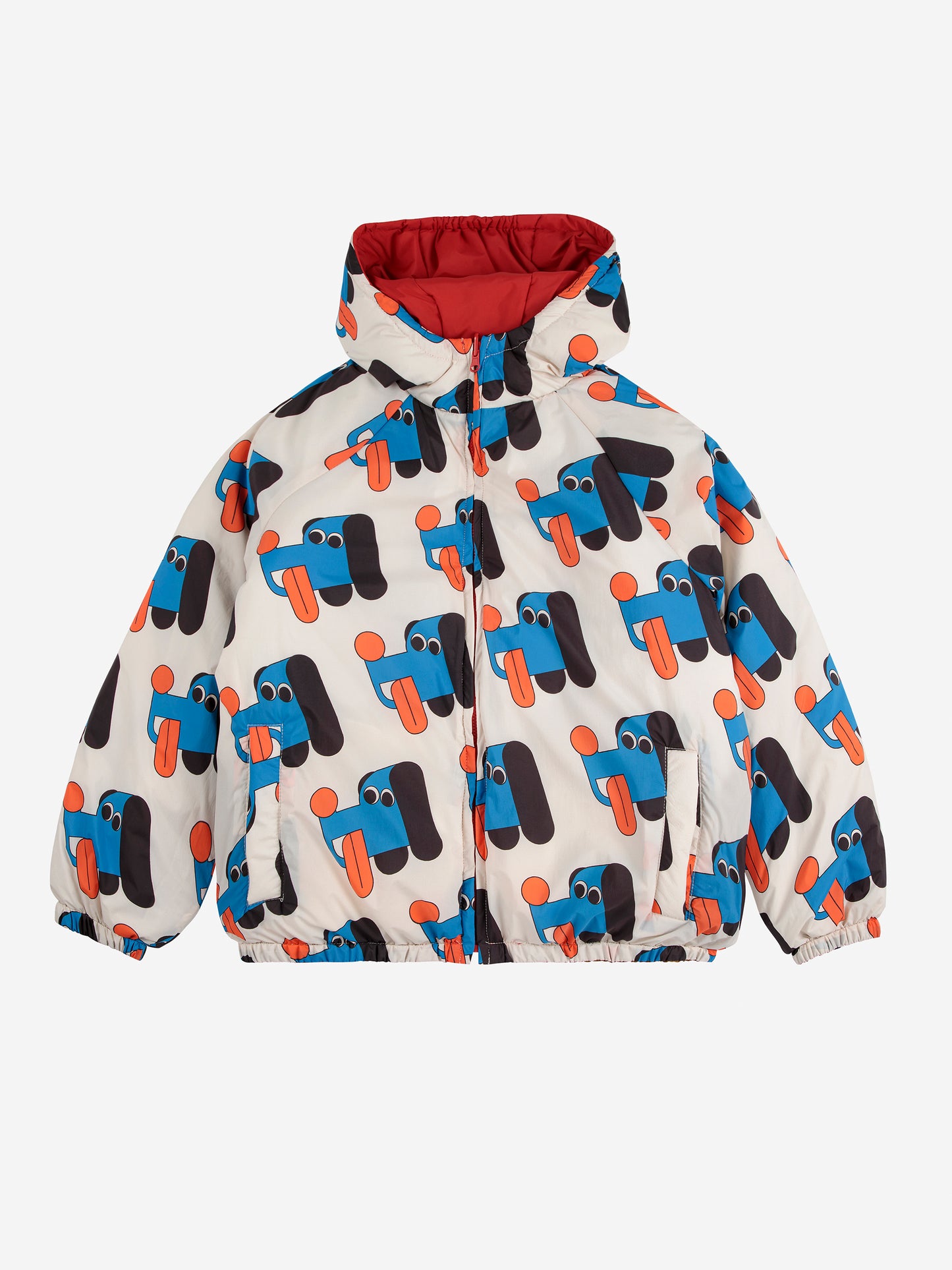 Bobo Choses reversible anorak DOGGY MATE allover