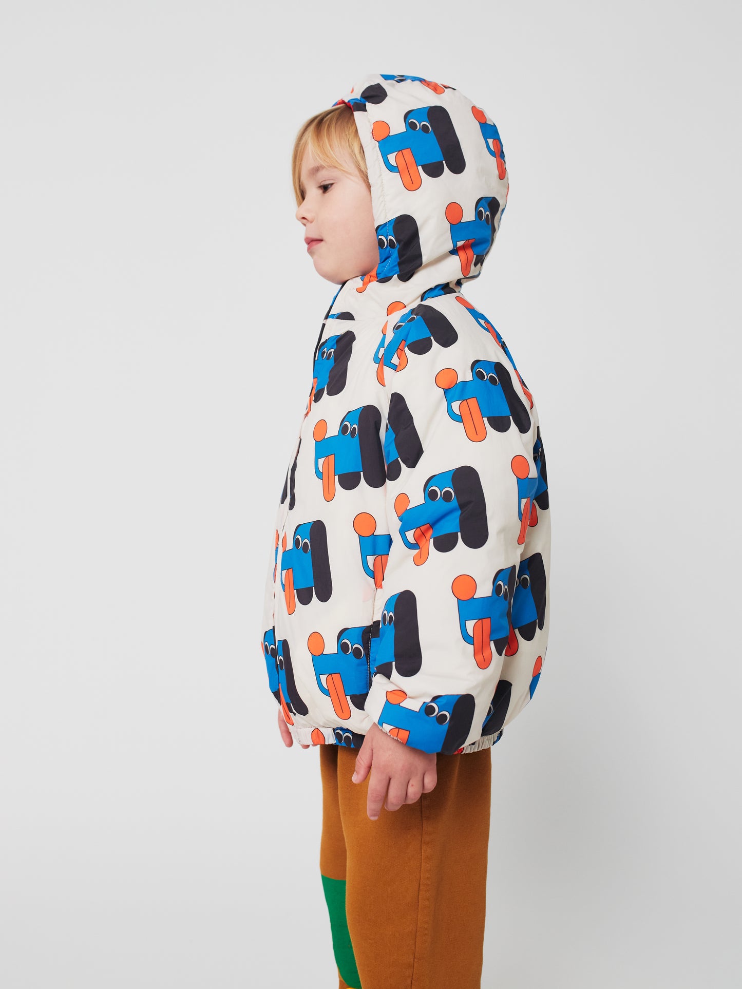 Bobo Choses reversible anorak DOGGY MATE allover