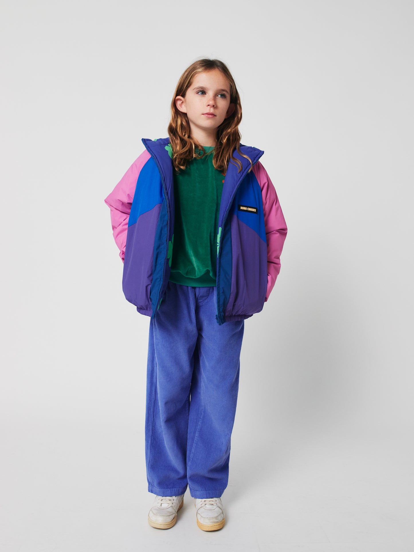 Bobo Choses reversible anorak LUCKY CLOVER allover