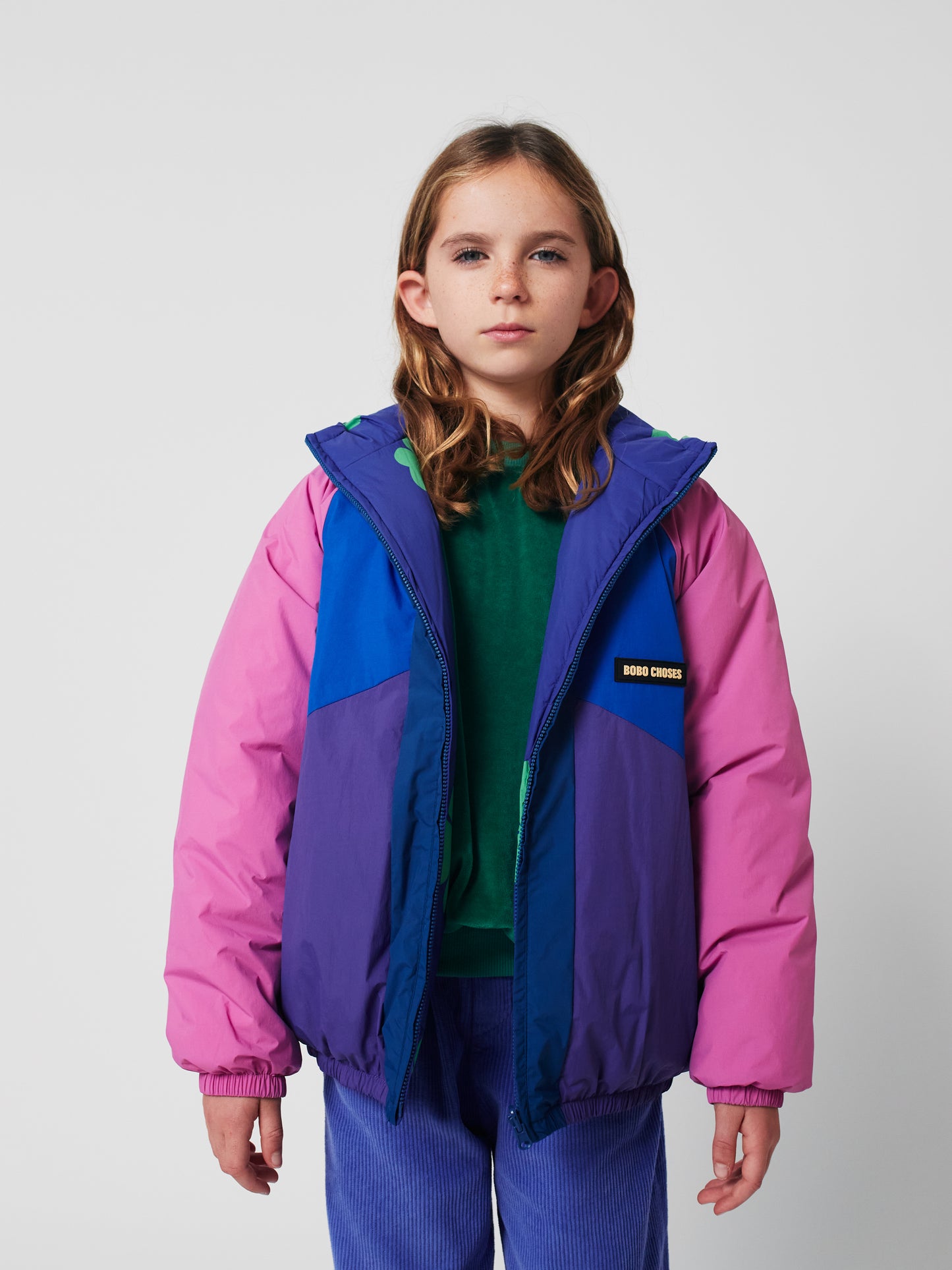 Bobo Choses reversible anorak LUCKY CLOVER allover