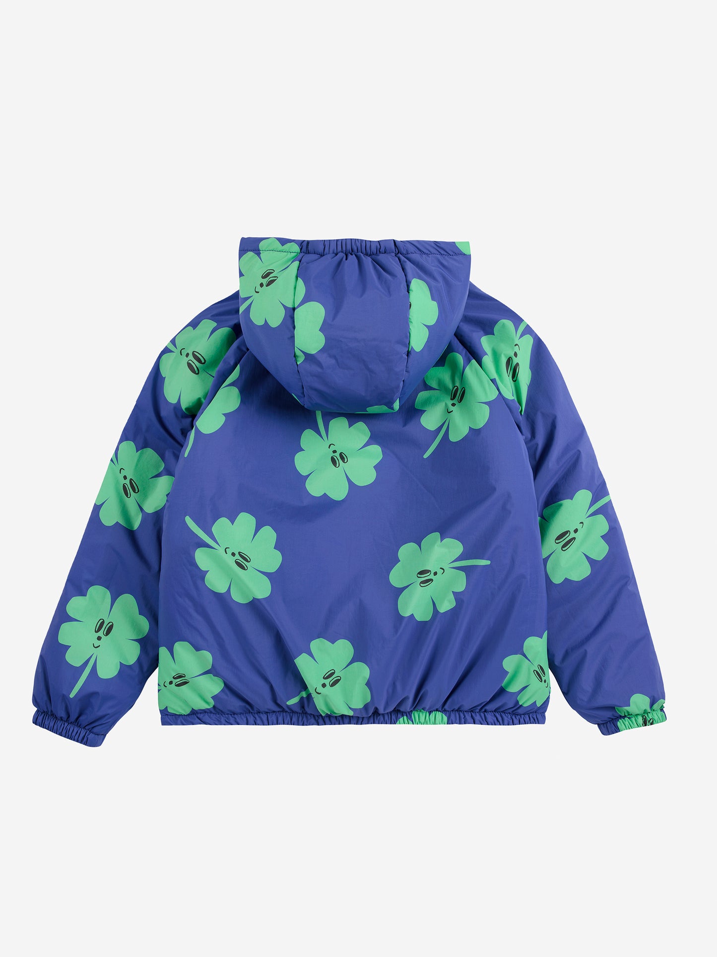 Bobo Choses reversible anorak LUCKY CLOVER allover