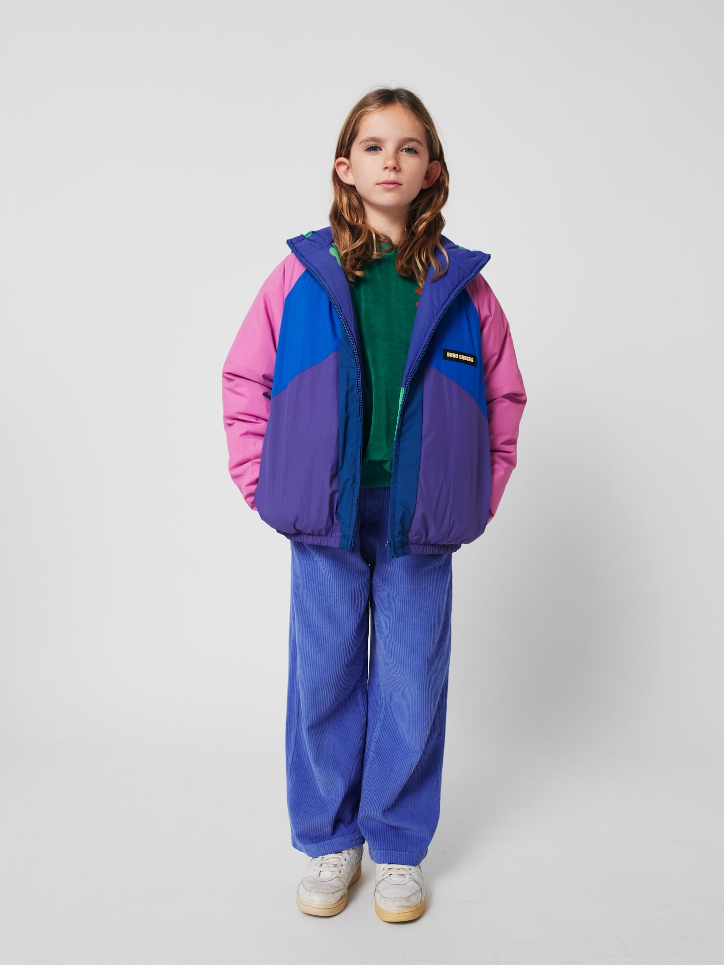 Bobo Choses reversible anorak LUCKY CLOVER allover
