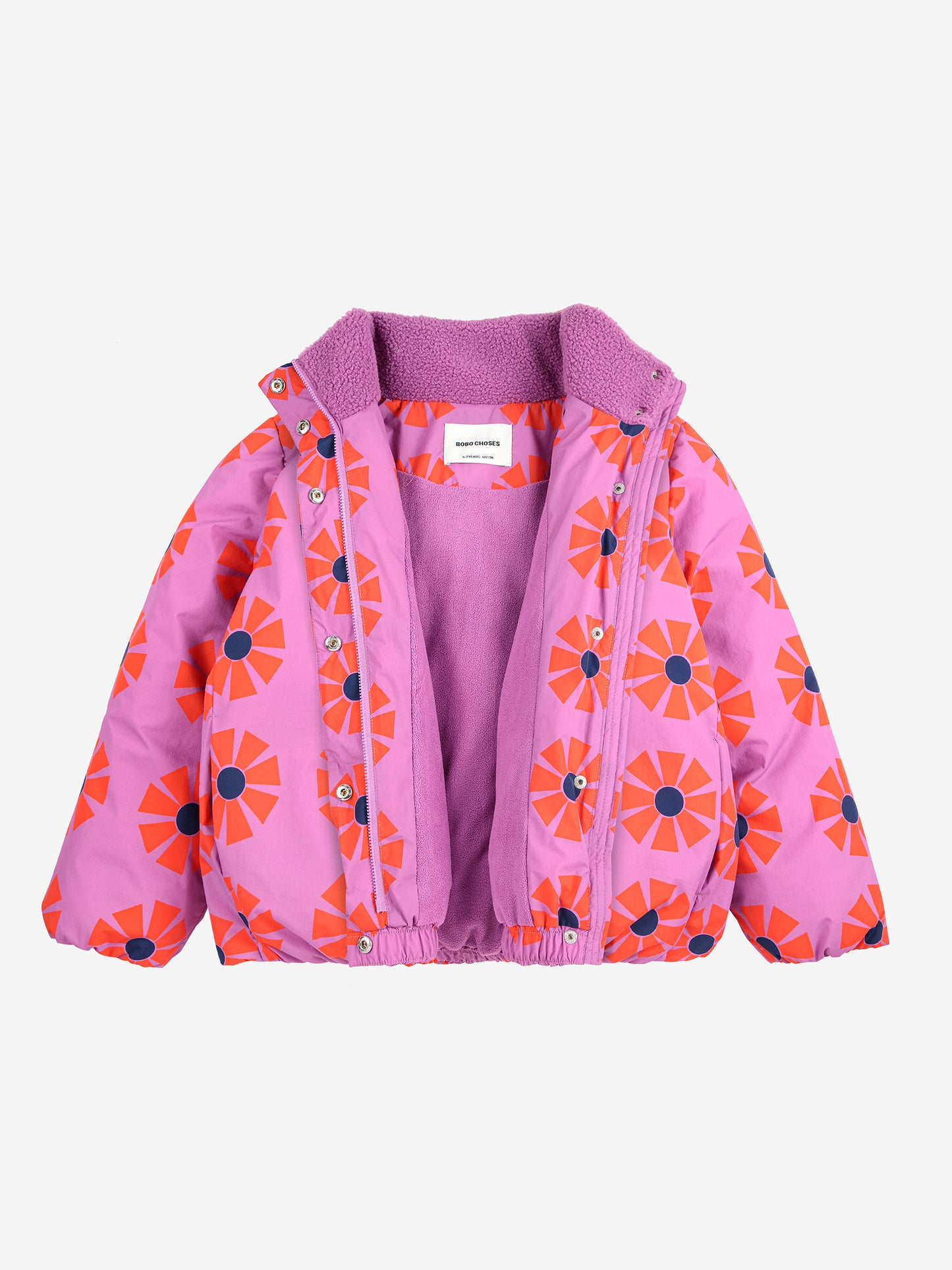 Bobo Choses KALEIDOSCOPE all over anorak purple