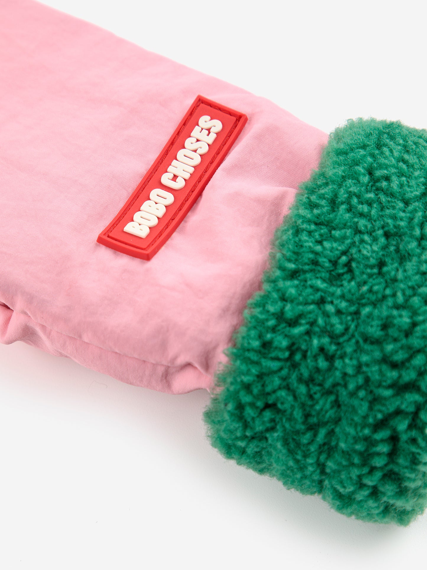 Bobo Choses Bicolor mittens pink