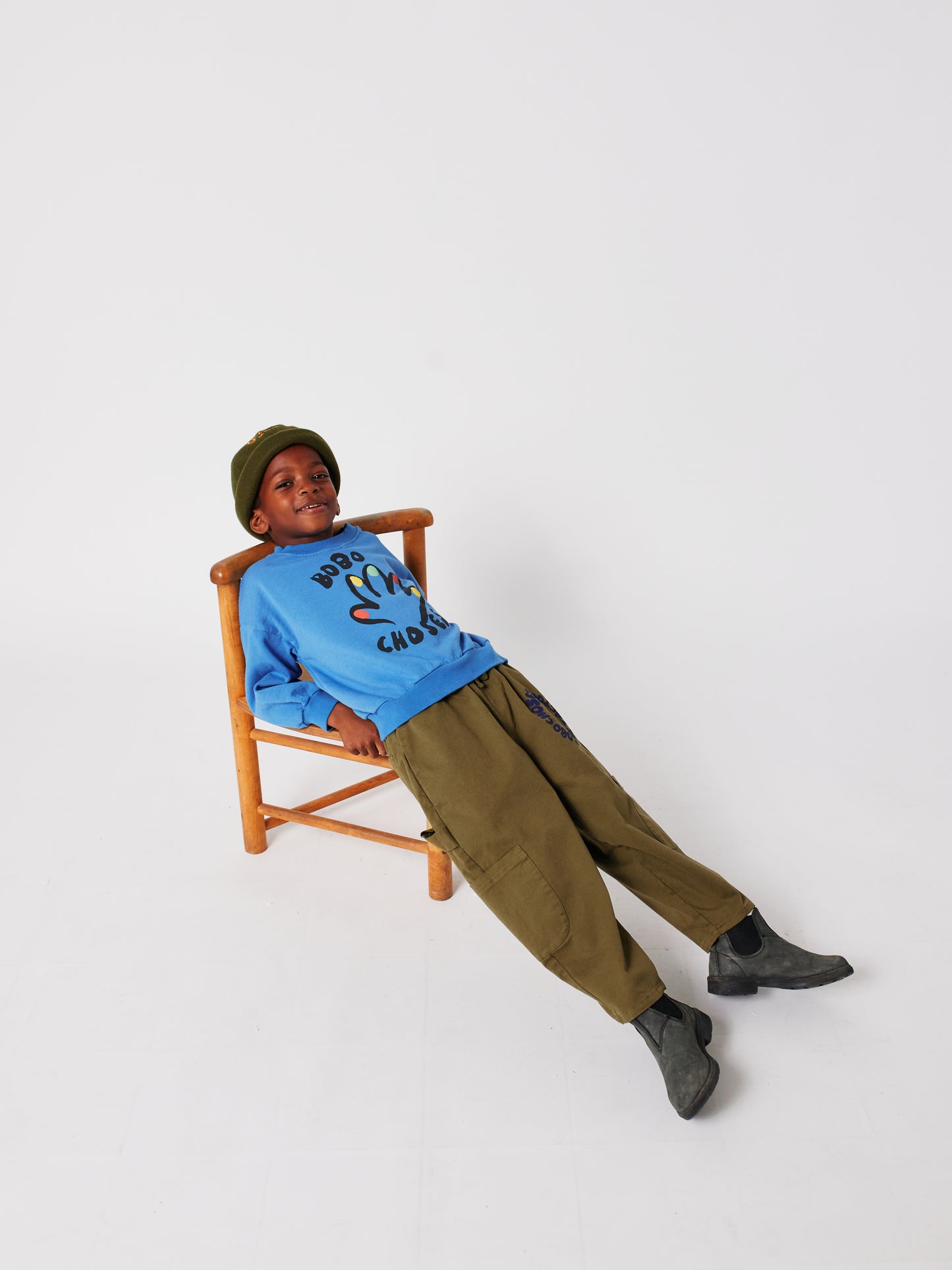 Bobo Choses HIGH FIVE sweatshirt blue