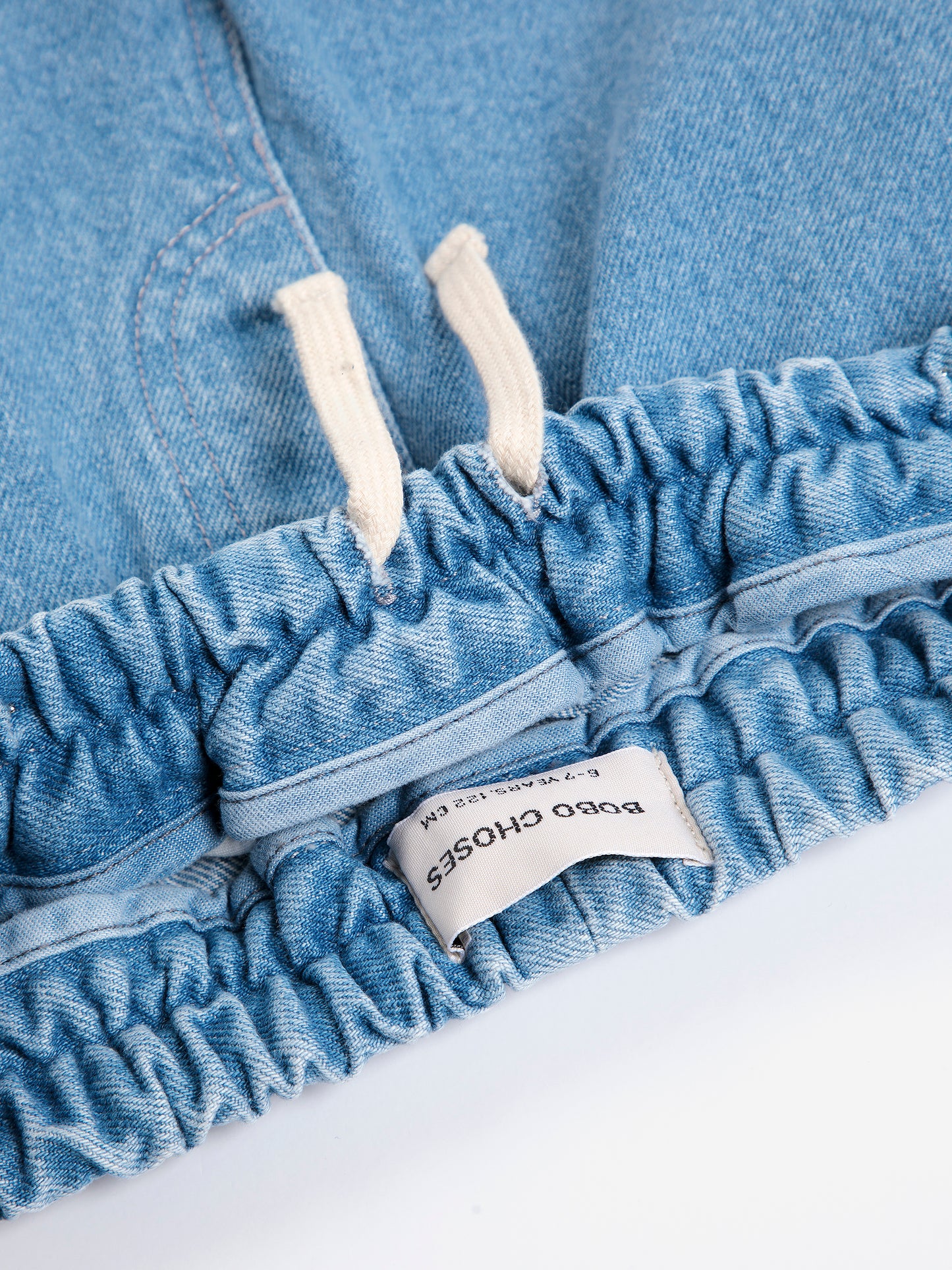 Bobo Choses Embossed denim pants blue