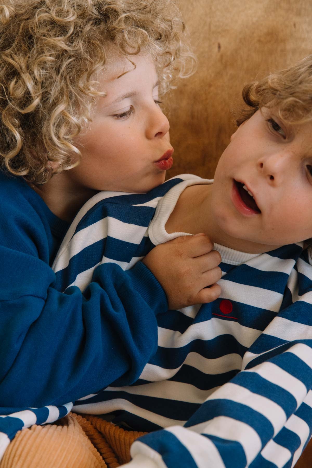 We Are Kids sweat Tony blue stripes