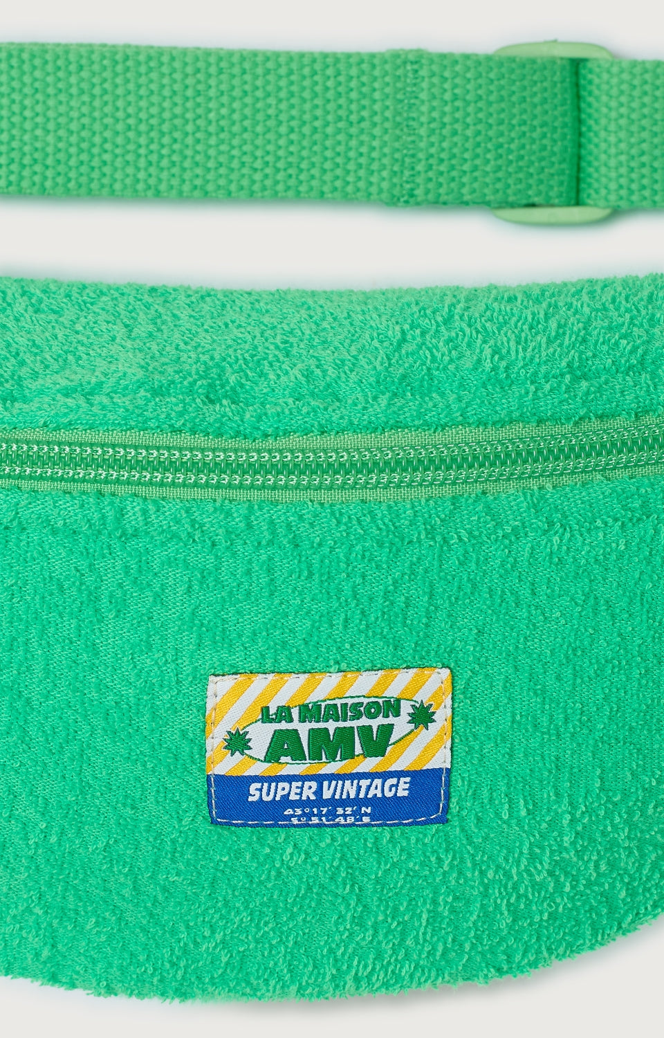 American Vintage Kids Bobypark bag vert fluo