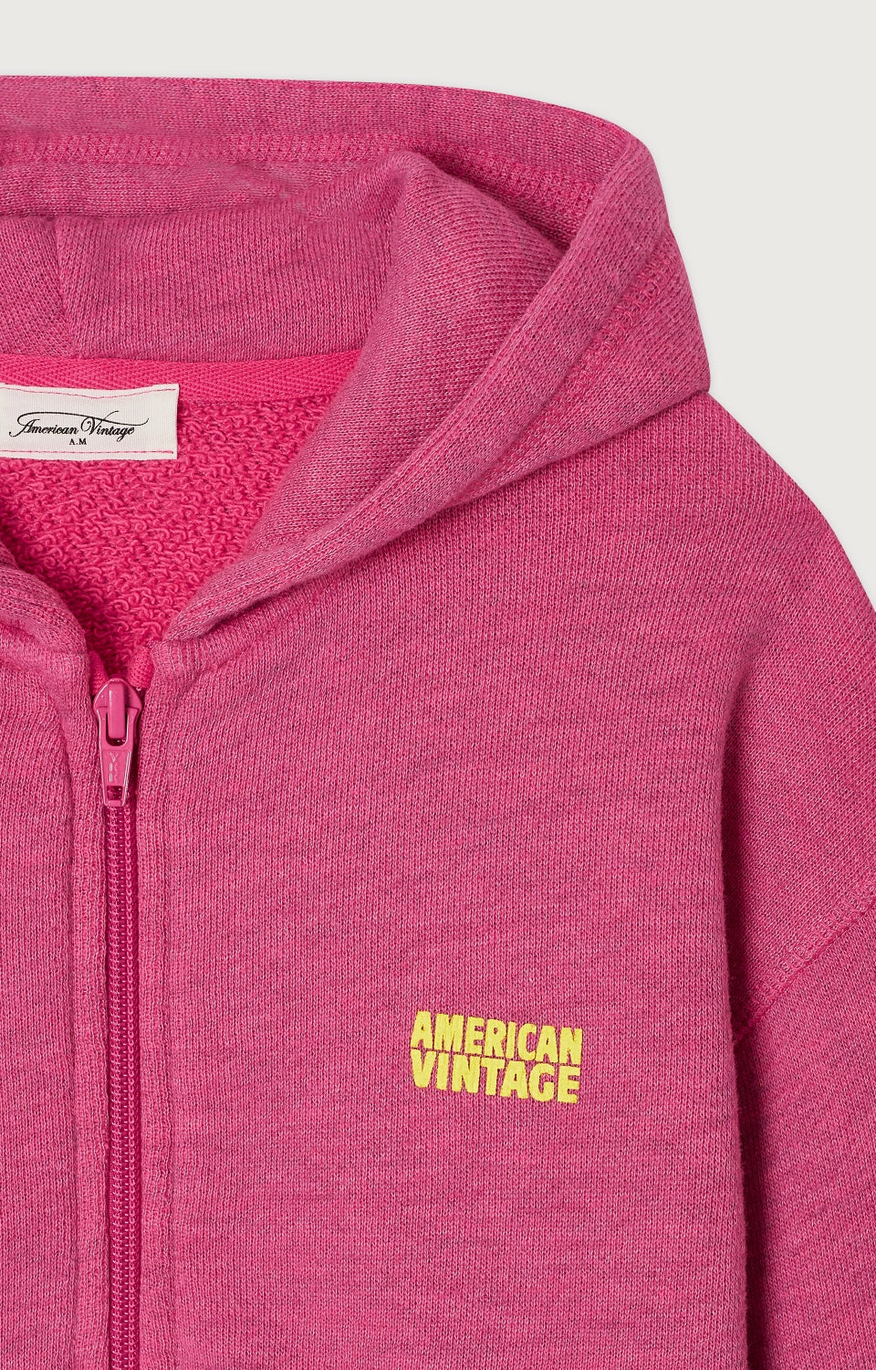 American Vintage Kids Doven sweat geranium fluo surteint