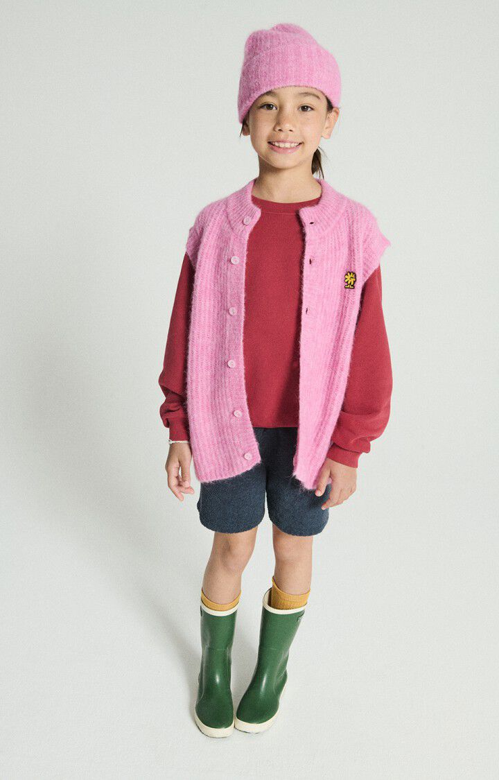 American Vintage Kids EAST beanie rose bubble chine
