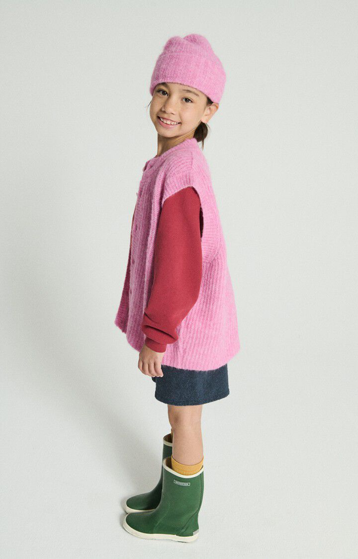American Vintage Kids EAST beanie rose bubble chine