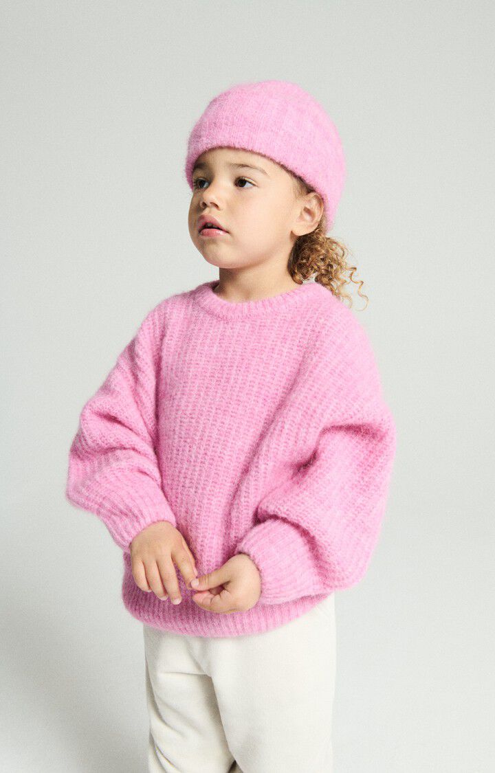 American Vintage Kids EAST beanie rose bubble chine