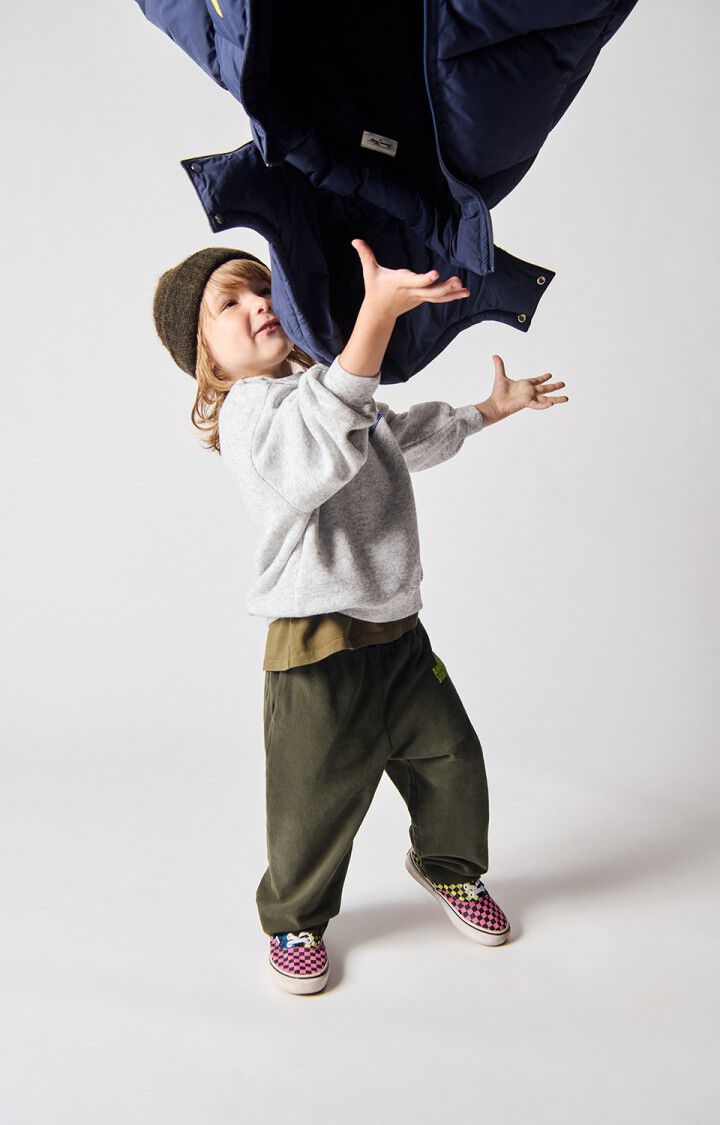 American Vintage Kids Evona sweat gris clair chine