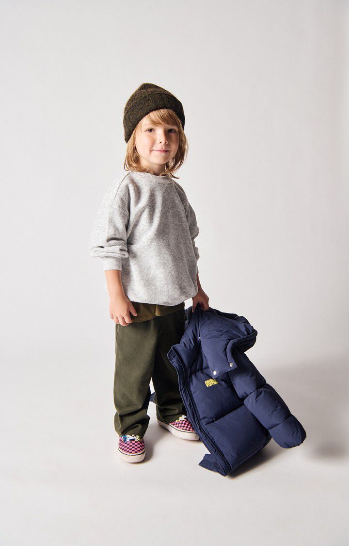 American Vintage Kids Evona sweat gris clair chine