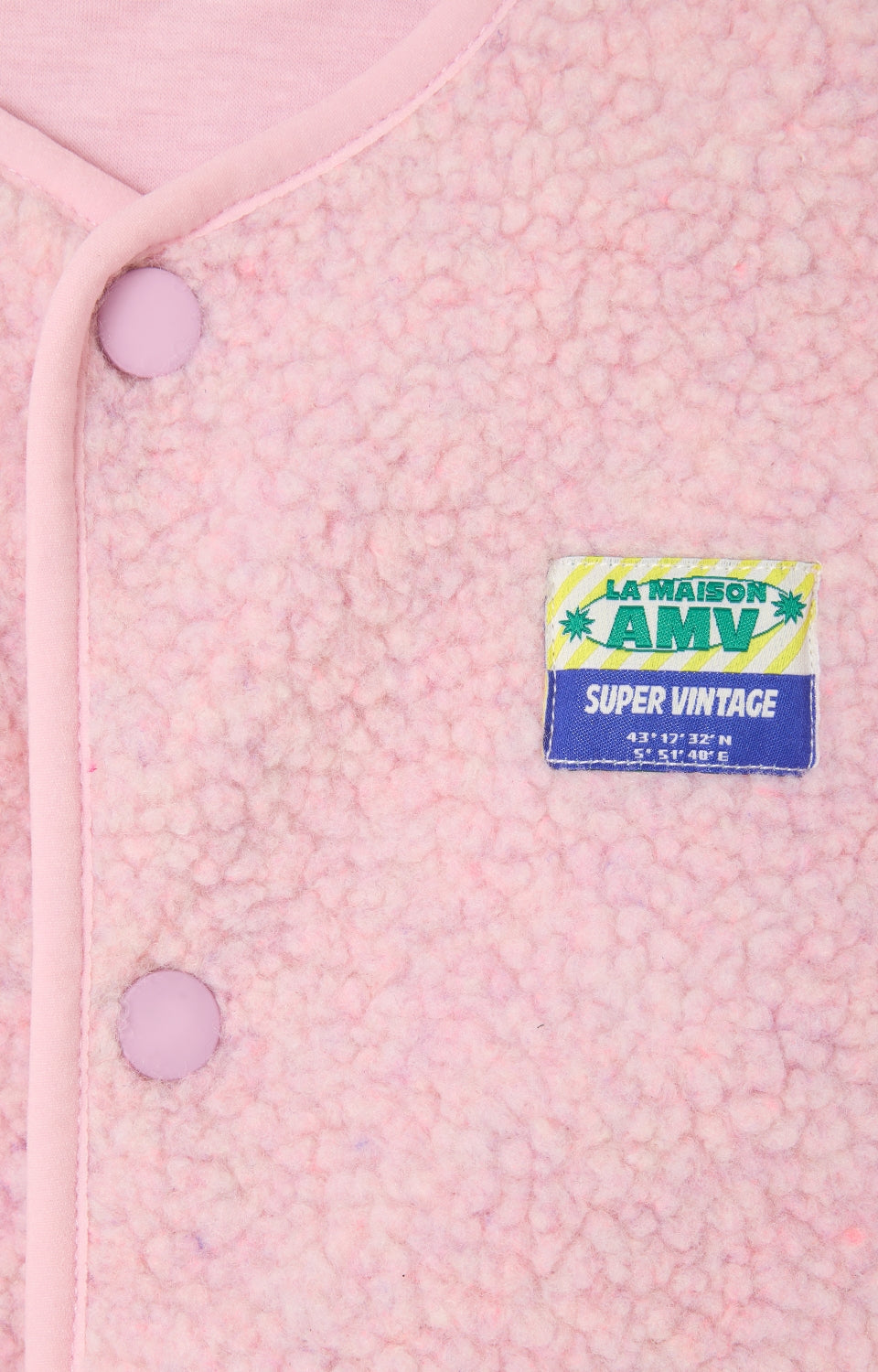 American Vintage Kids Hoktown veste dragee chine